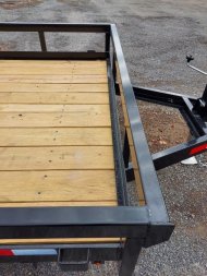 New 2023 H&H Trailers 82"X18' 10K Utility Trailer-91126