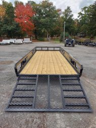 New 2023 H&H Trailers 82"X18' 10K Utility Trailer-91126