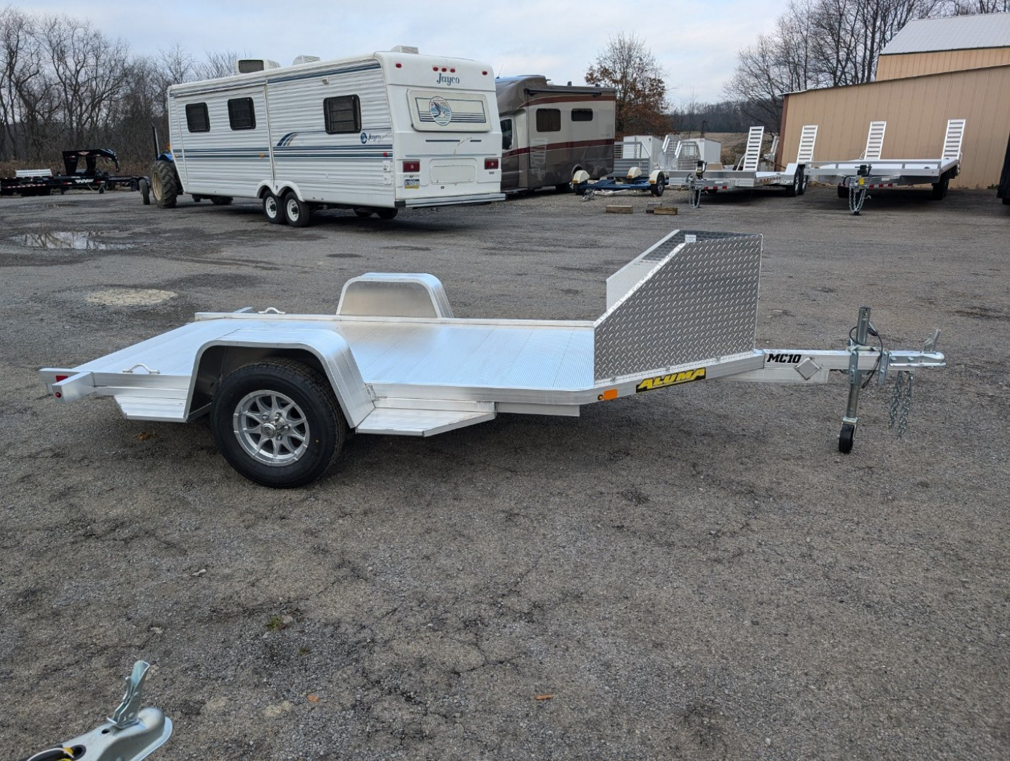New 2025 Aluma MC10 Motorcycle Trailer