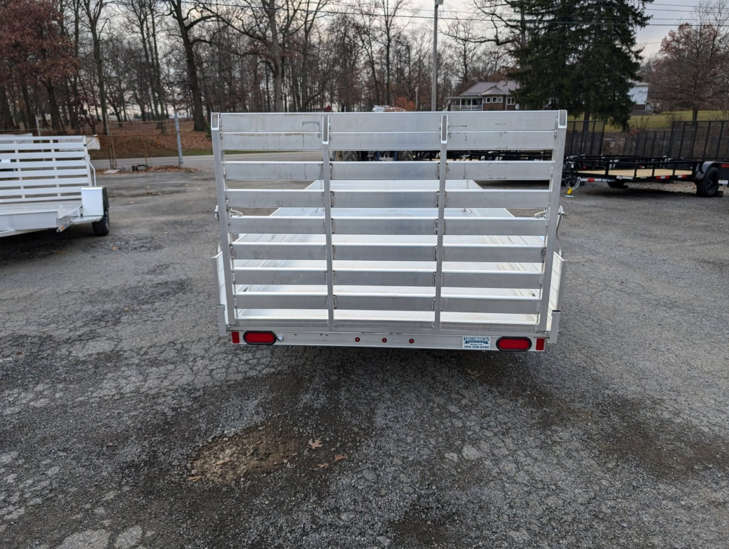 New 2025 Aluma 6812H-ESA-S Utility Trailer