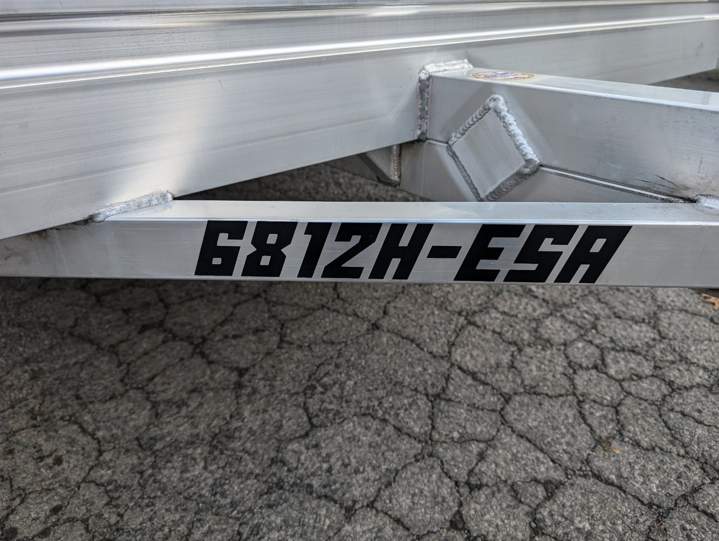 New 2025 Aluma 6812H-ESA-S Utility Trailer