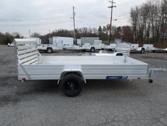 New 2025 Aluma 6812H-ESA-S Utility Trailer