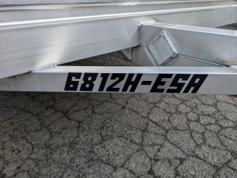 New 2025 Aluma 6812H-ESA-S Utility Trailer