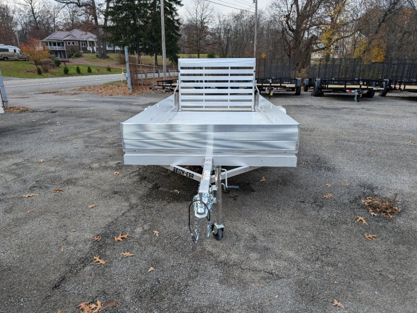 New 2025 Aluma 6812H-ESA-S Utility Trailer