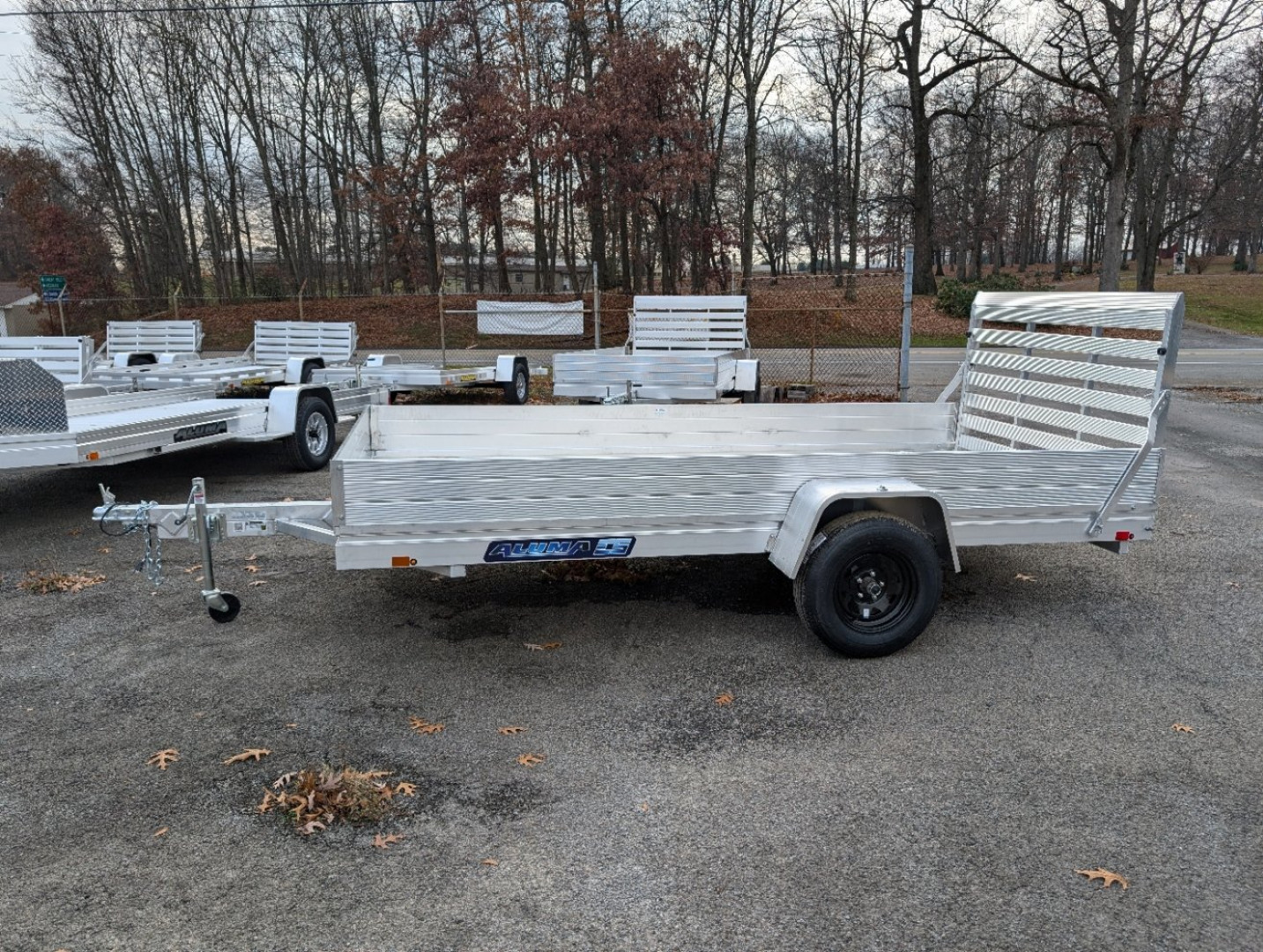 New 2025 Aluma 6812H-ESA-S Utility Trailer