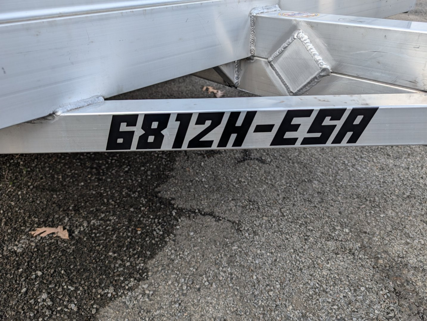 New 2025 Aluma 6812H-ESA-S Utility Trailer