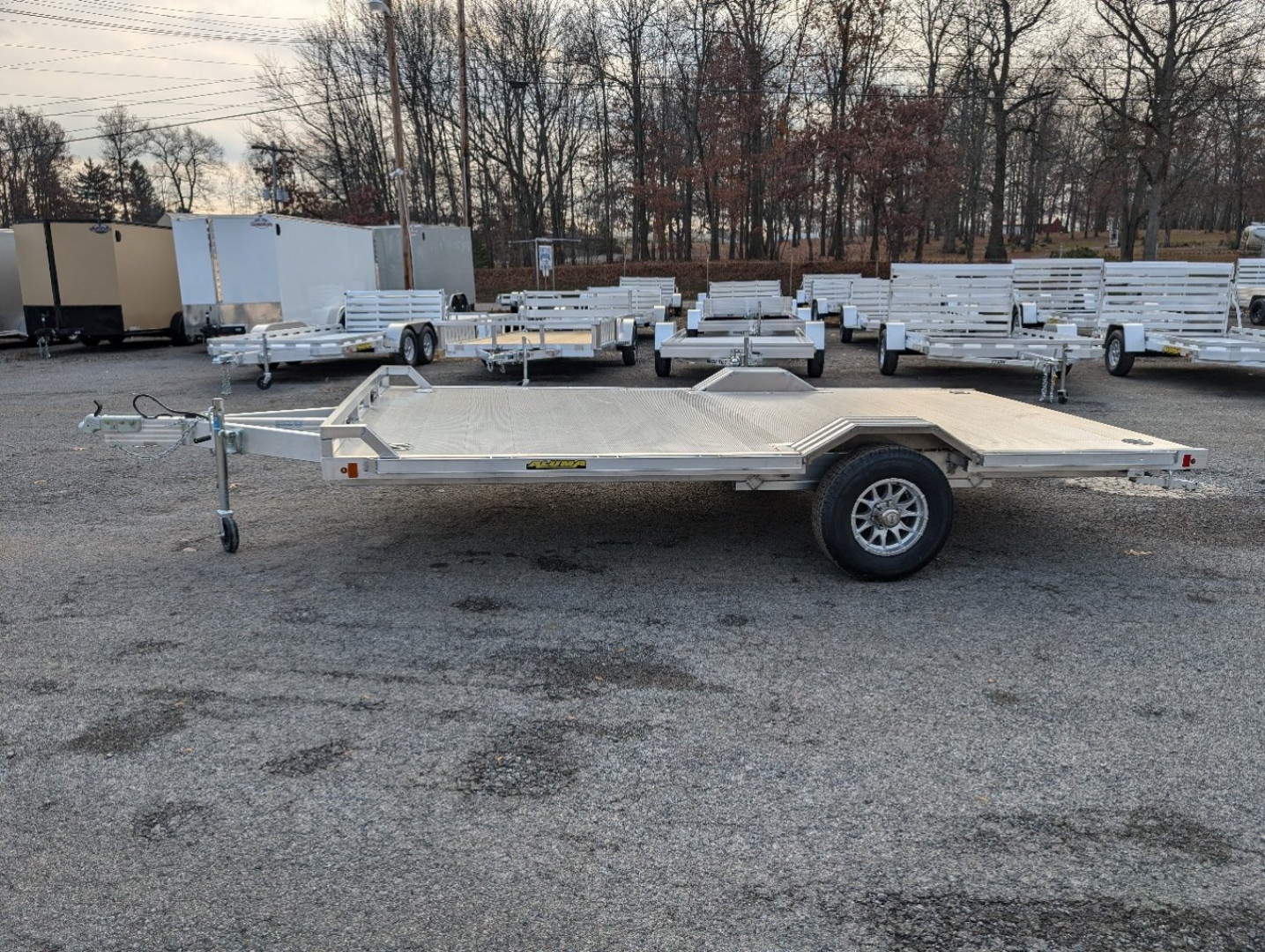 New 2025 Aluma WB15H-S-L Utility Trailer