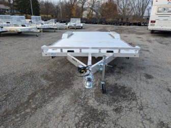 New 2025 Aluma Wide Body 18' Drive Over Fender Car Hauler
