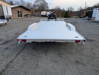 New 2025 Aluma Wide Body 18' Drive Over Fender Car Hauler