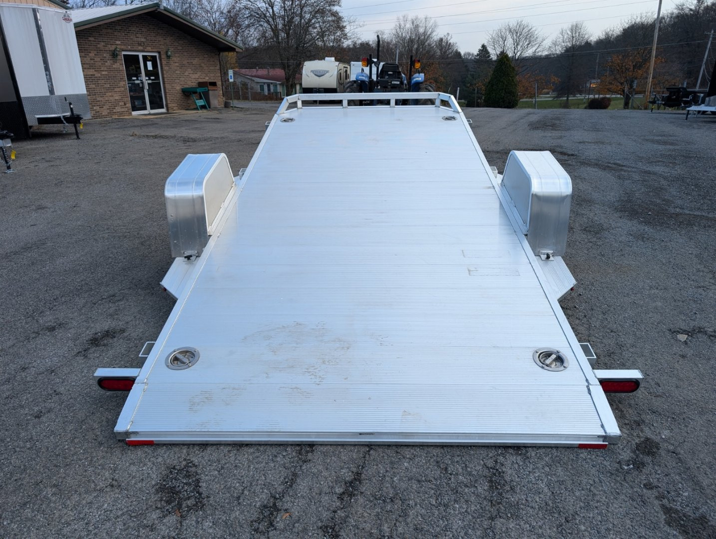 New 2025 Aluma 8214HS-Tilt Utility Trailer