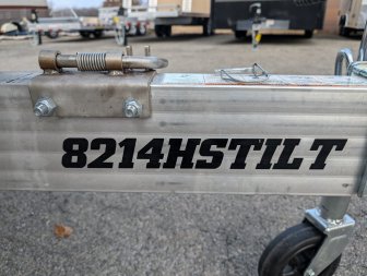 New 2025 Aluma 8214HS-Tilt Utility Trailer