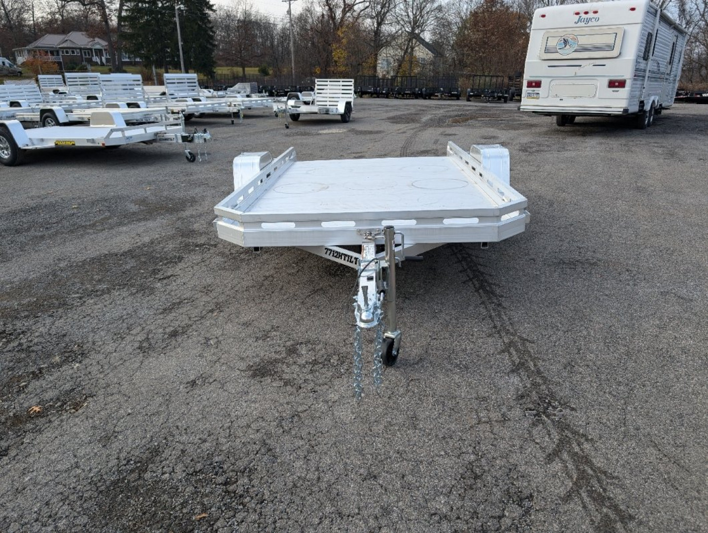 New 2025 Aluma 7712H-TILT-S Utility Trailer
