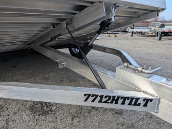 New 2025 Aluma 7712H-TILT-S Utility Trailer