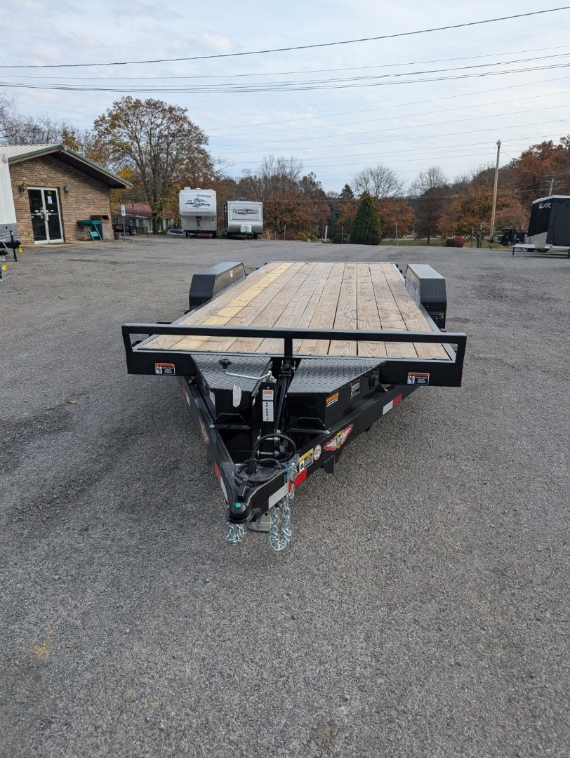 New 2025 H&H Trailers 82"X20' 10K Electric Tilt Speed Loader Car Hauler