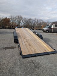 New 2025 H&H Trailers 82"X20' 10K Electric Tilt Speed Loader Car Hauler