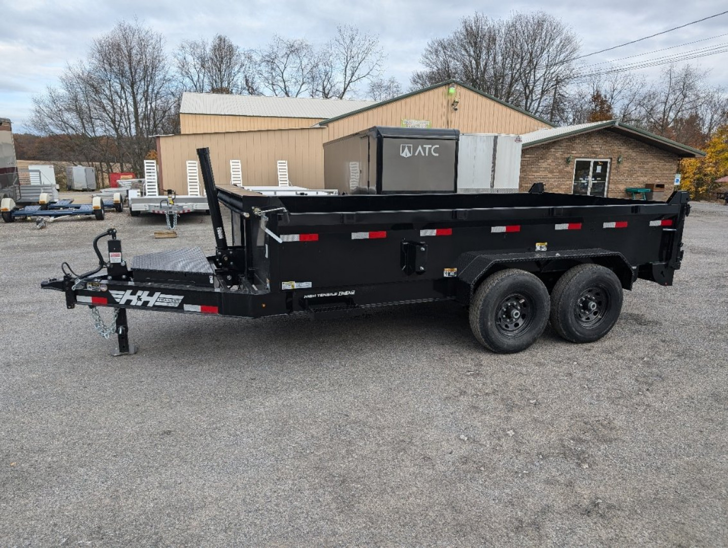 New 2025 H&H Trailers 83 x 14 Telescopic I-Beam Dump Trailer