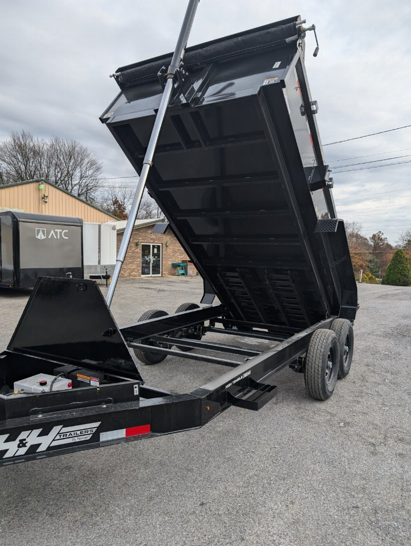 New 2025 H&H Trailers 83 x 14 Telescopic I-Beam Dump Trailer