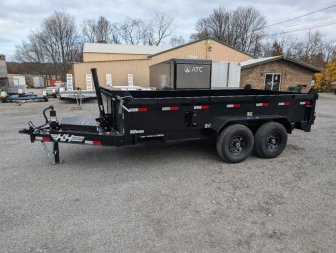 New 2025 H&H Trailers 83 x 14 Telescopic I-Beam Dump Trailer