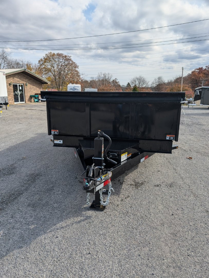New 2025 H&H Trailers 83x14 Industrial, 14K Scissor Dump Trailer