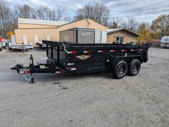 New 2025 H&H Trailers 83x14 Industrial, 14K Scissor Dump Trailer