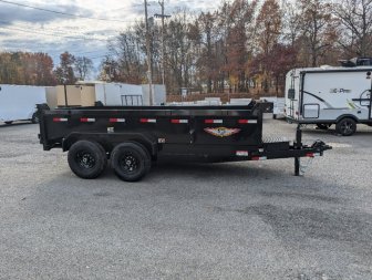 New 2025 H&H Trailers 83x14 Industrial, 14K Scissor Dump Trailer