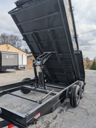 New 2025 H&H Trailers 83x14 Industrial, 14K Scissor Dump Trailer