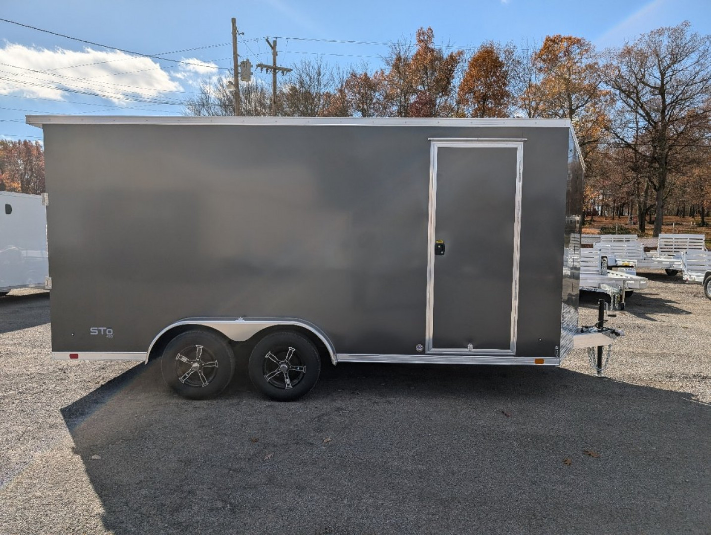New 2025 ATC 7.5X16+2 Wedge Aluminum Enclosed Trailer