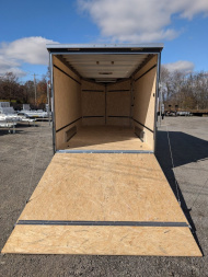 New 2025 ATC 7.5X16+2 Wedge Aluminum Enclosed Trailer