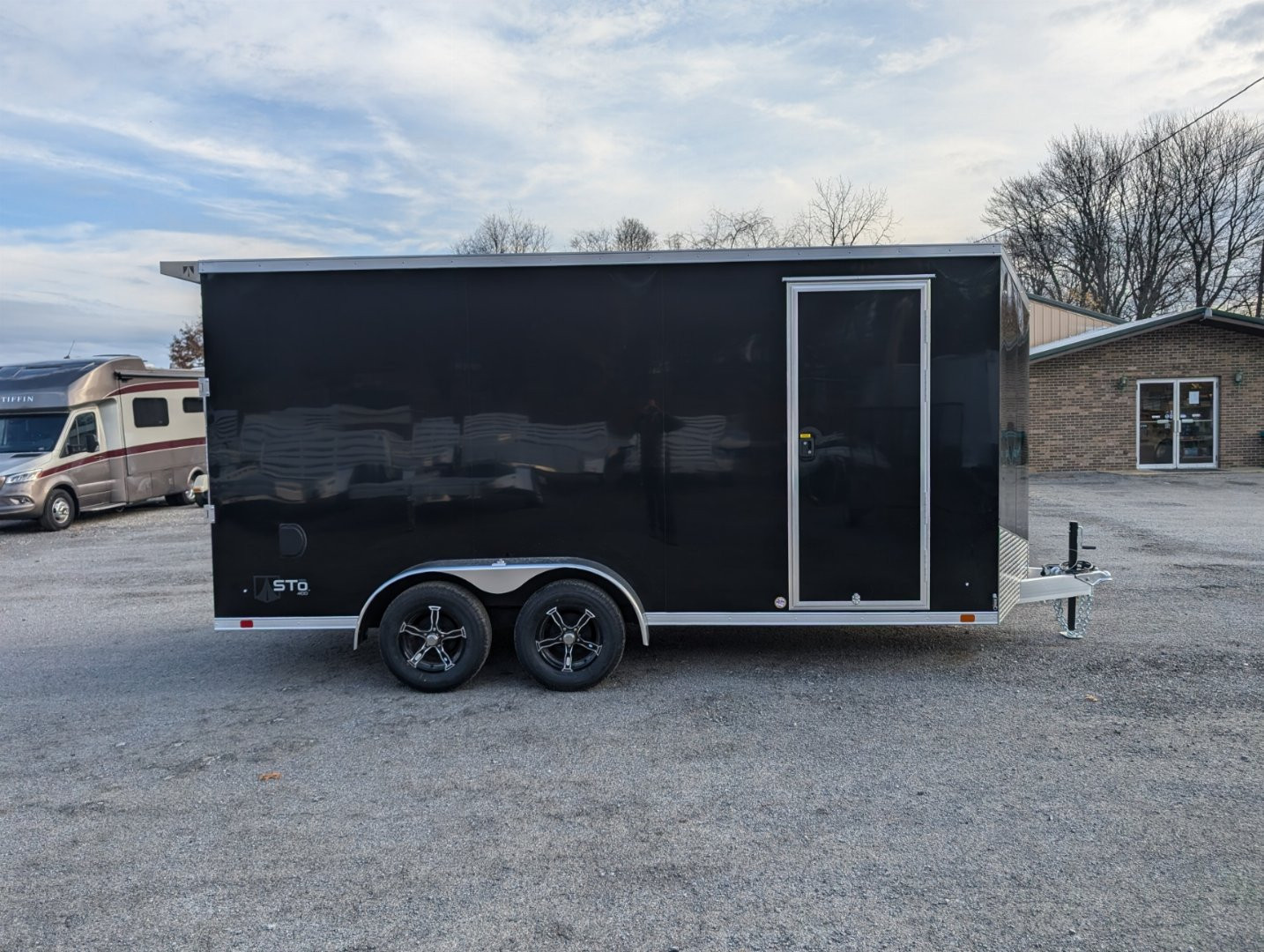 New 2025 ATC 7x16+2 Aluminum Cargo / Enclosed Trailer