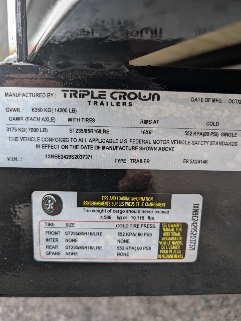 New 2025-Triple-Crown-Trailers-8.5&#215;24-14K-Deck-Over-Trailer-37371