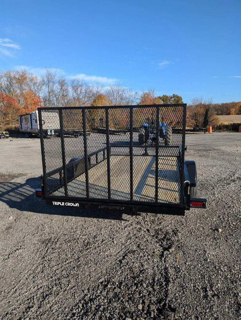 New 2025-Triple-Crown-Trailers-6×12-Single-Axle-Utility-Trailer-37376