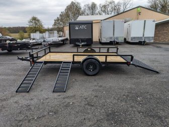 New 2024-H&H-Trailers-82″x12′-Single-Axle-ATV-Utility-97931