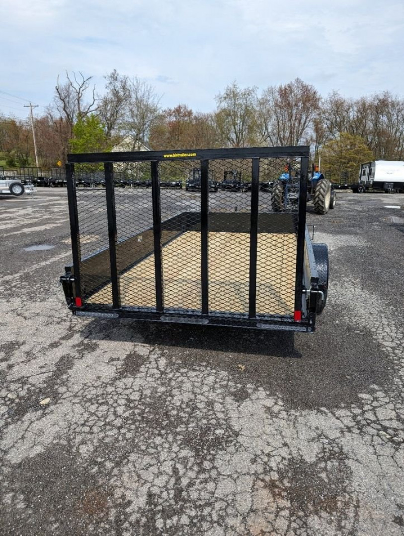 New 2024-H&H-Trailers-76″x12′-Single-Axle-Solid-Side-Utility-Trailer-97932