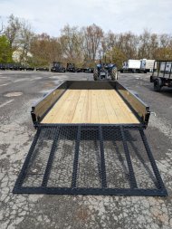New 2024-H&H-Trailers-76″x12′-Single-Axle-Solid-Side-Utility-Trailer-97932