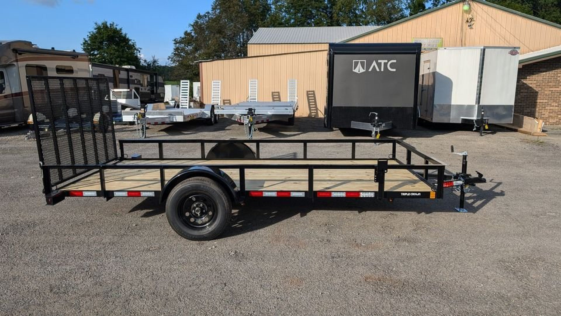 New 2025-Triple-Crown-Trailers-76&#8243;x14&#8242;-Utility-Trailer-35936