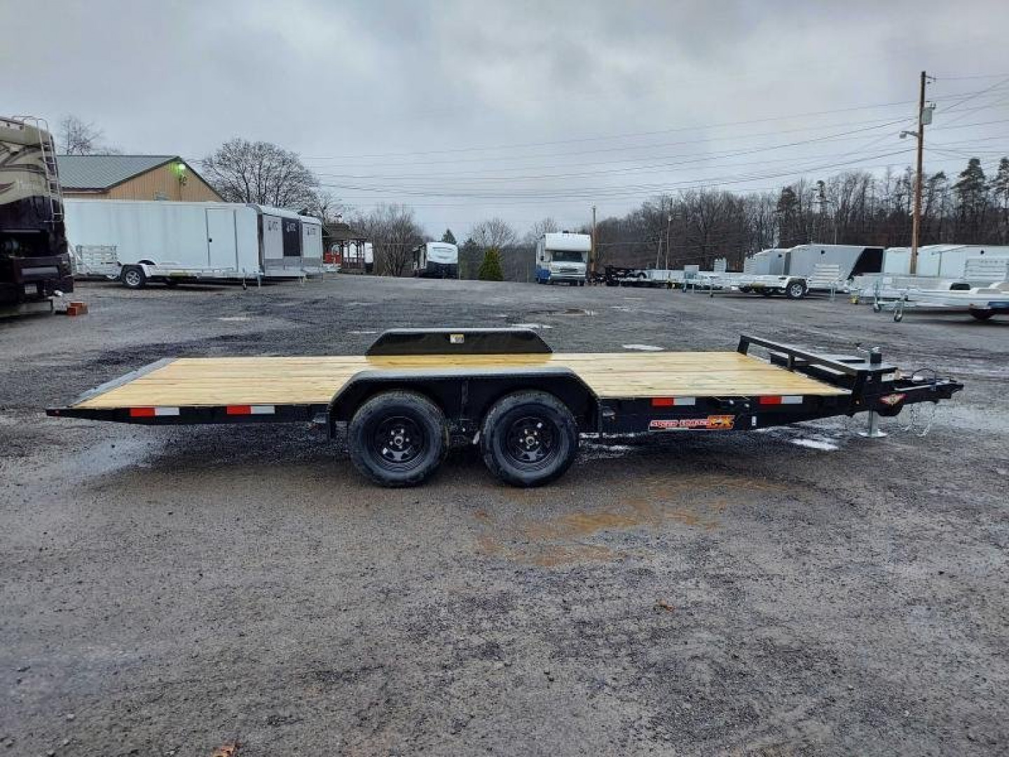 New 2023-H&H-Trailers-82″x18′-7K-Speed-Loader-Power-Tilt-Car-Hauler-82323