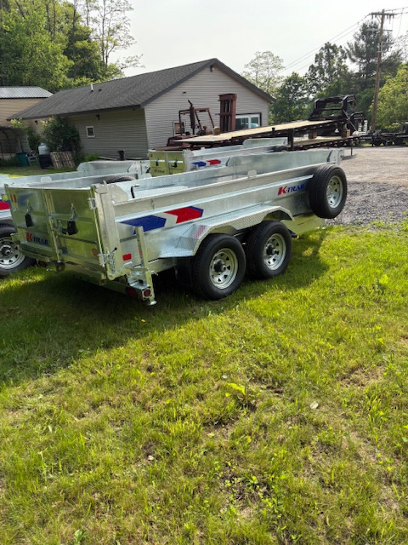 New 2025 K-Trail Galvanized 6 x 12-10K GVW Dump Trailer