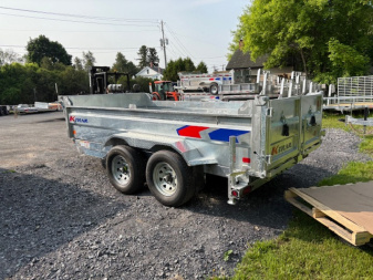 New 2025 K-Trail Galvanized 6 x 12-10K GVW Dump Trailer
