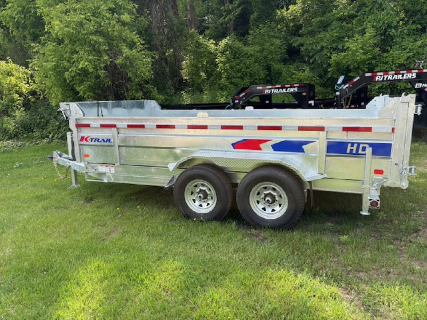 New 2025 K-Trail D82" X 14' -14K GVW Dump Trailer
