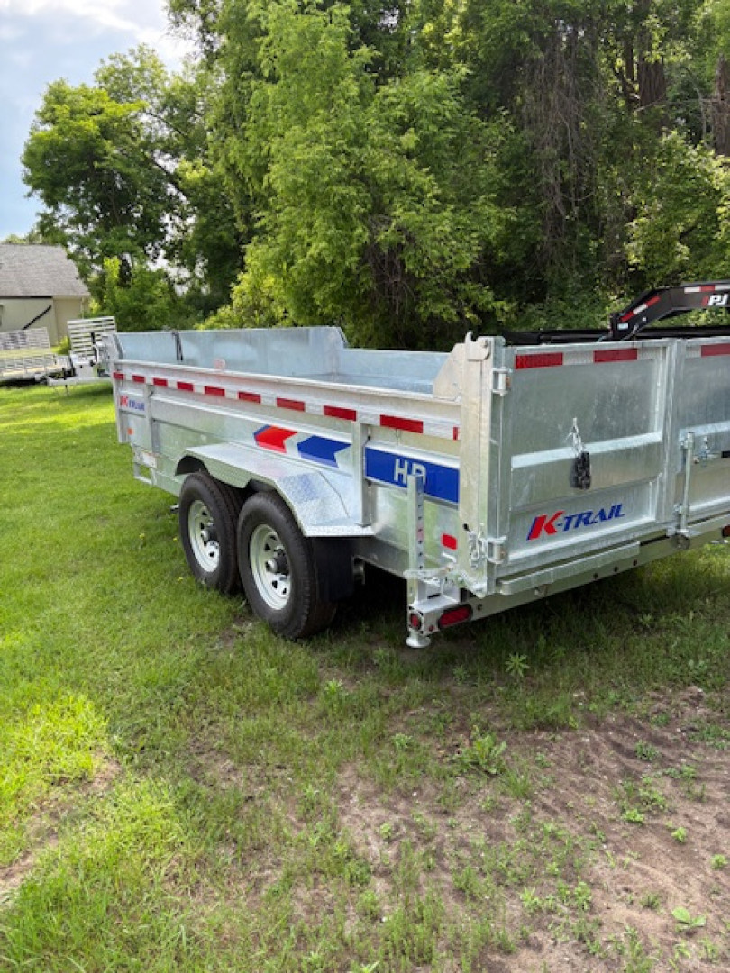 New 2025 K-Trail D82" X 14' -14K GVW Dump Trailer