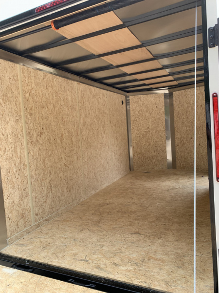 New 2025 Pace American 7X14 +2ft V-nose / Blackout Package/ 7' interior - 7000GVW