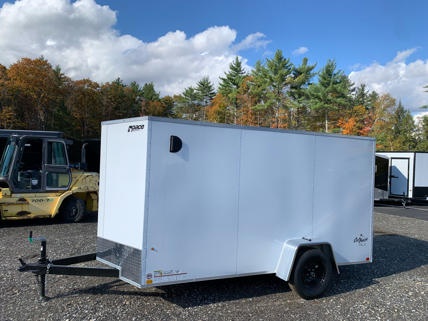 New 2025 Pace American 6X12 +2ft V-nose / 6' interior - 2990GVW
