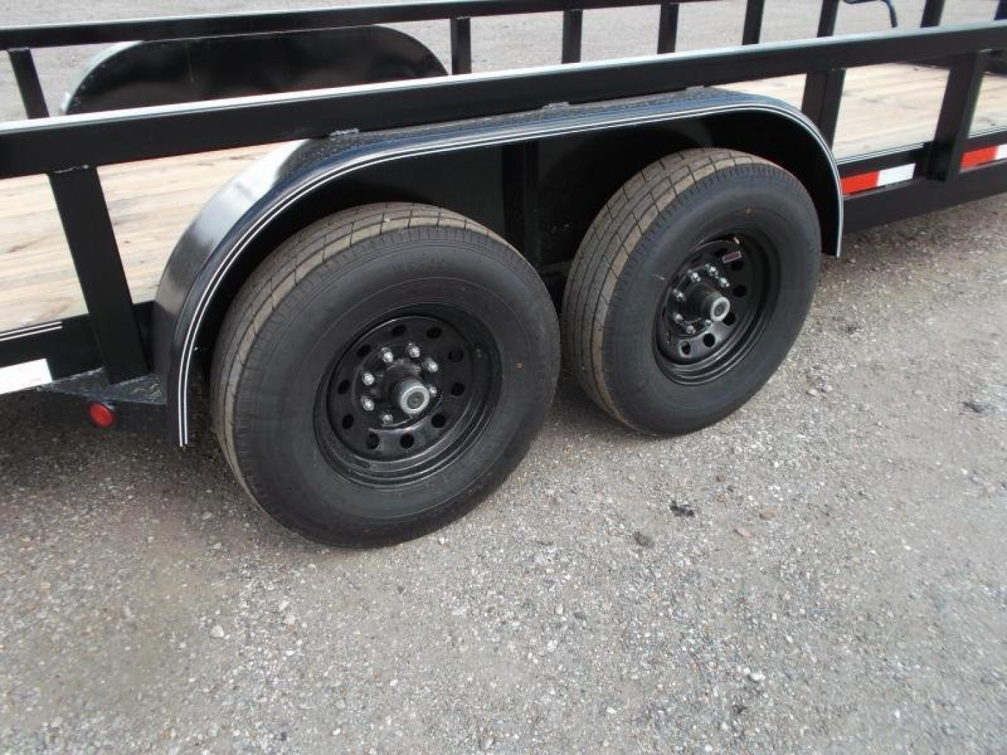 New 2025 J&C TRAILERS 83x20 Heavy Duty 14K Utility Trailer / Lowboy Trailer / 7000# Axles / 3" Square Tubing / 5ft Heavy Duty Stand Up Ramps