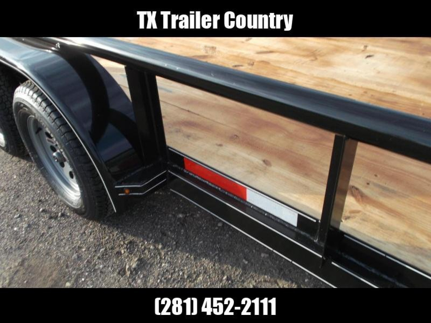 New 2025 J&C TRAILERS 83x16 Utility Trailer / Lowboy Trailer / 5ft Slide Out Stow Away Ramps / Heavy Duty Pipetop / Electric Brakes / 2" Bulldog Coupler