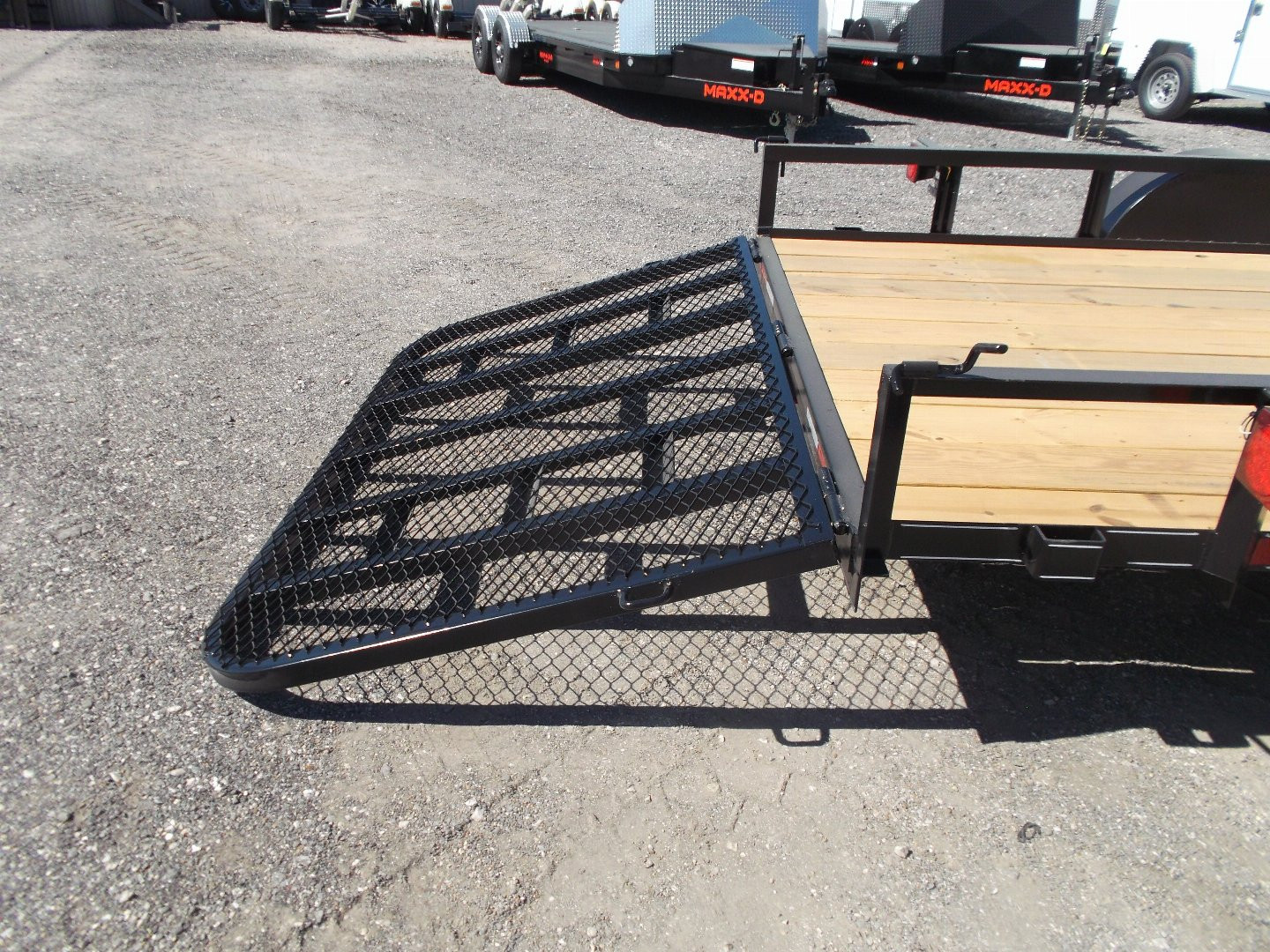 New 2025 J&C TRAILERS 77x12 Utility Trailer / C-Channel Wrap Tongue / 2" Bulldog Coupler / 4ft Ramp Gate