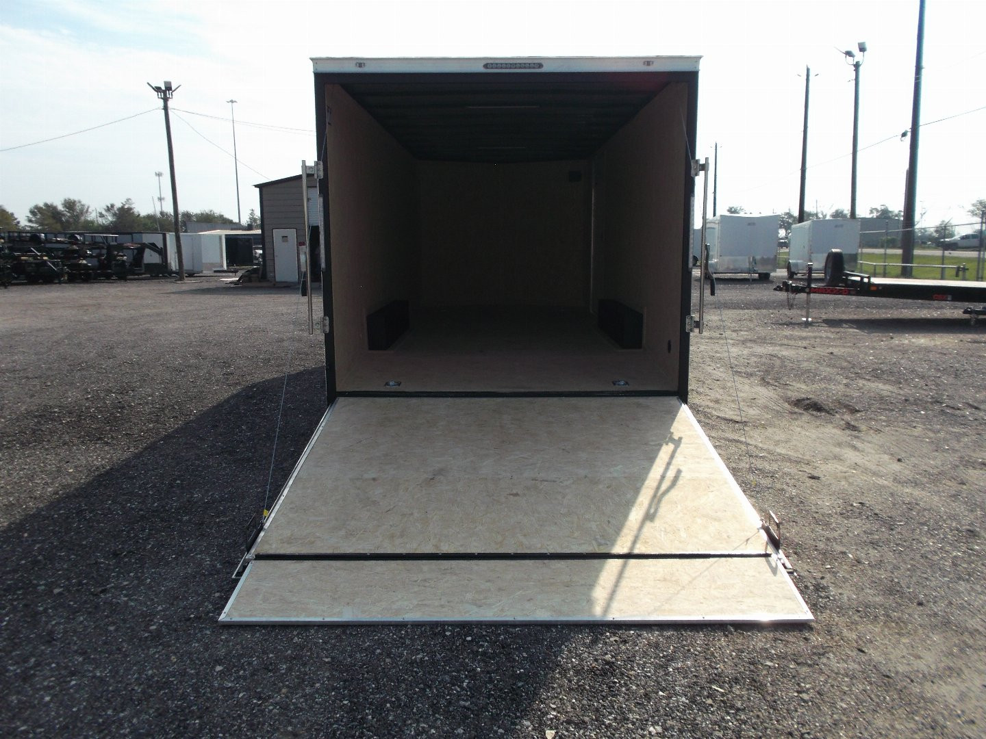 New 2025 COVERED WAGON TRAILERS 8.5x20 Cargo / Enclosed Trailer / Car Hauler / 7ft Interior / 5200# Axles / 48" RV Side Door / 60" Triple Tube Tongue / .030 Black Semi Screwless Exterior / Extra Wide Ramp