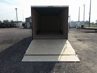 New 2025 COVERED WAGON TRAILERS 8.5x20 Cargo / Enclosed Trailer / Car Hauler / 7ft Interior / 5200# Axles / 48" RV Side Door / 60" Triple Tube Tongue / .030 Black Semi Screwless Exterior / Extra Wide Ramp