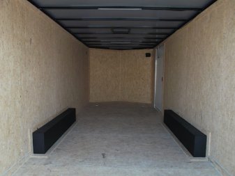 New 2025 COVERED WAGON TRAILERS 8.5x20 Cargo / Enclosed Trailer / Car Hauler / 7ft Interior / 5200# Axles / 48" RV Side Door / 60" Triple Tube Tongue / .030 Black Semi Screwless Exterior / Extra Wide Ramp