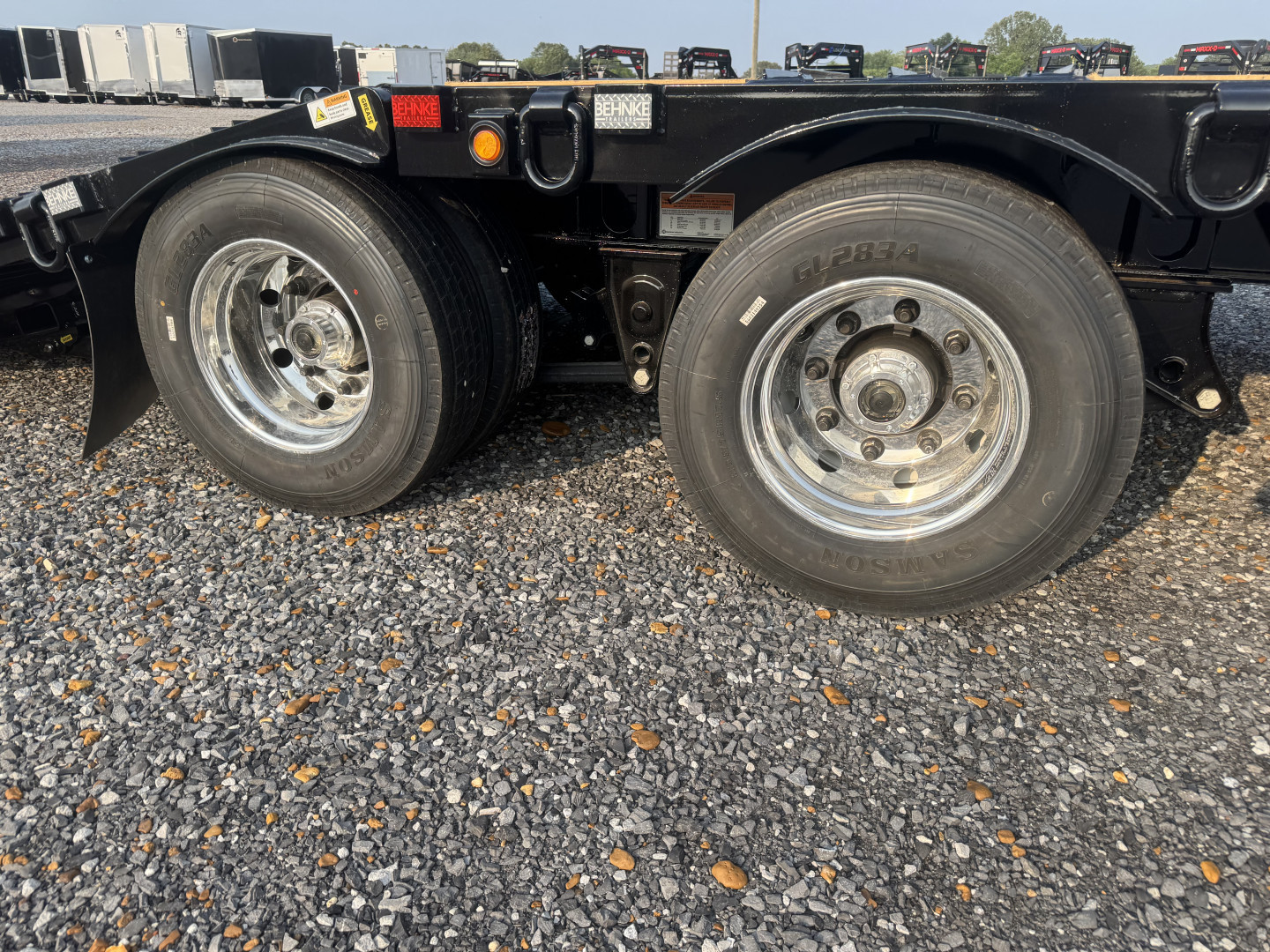 New 2026 Behnke 102"x36' 20 TON Pintle Hitch Tag Trailer *HYD DOVE TAIL*