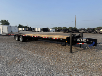 New 2026 Behnke 102 x36' 20 TON Pintle Hitch Tag Trailer *HYD DOVE TAIL*